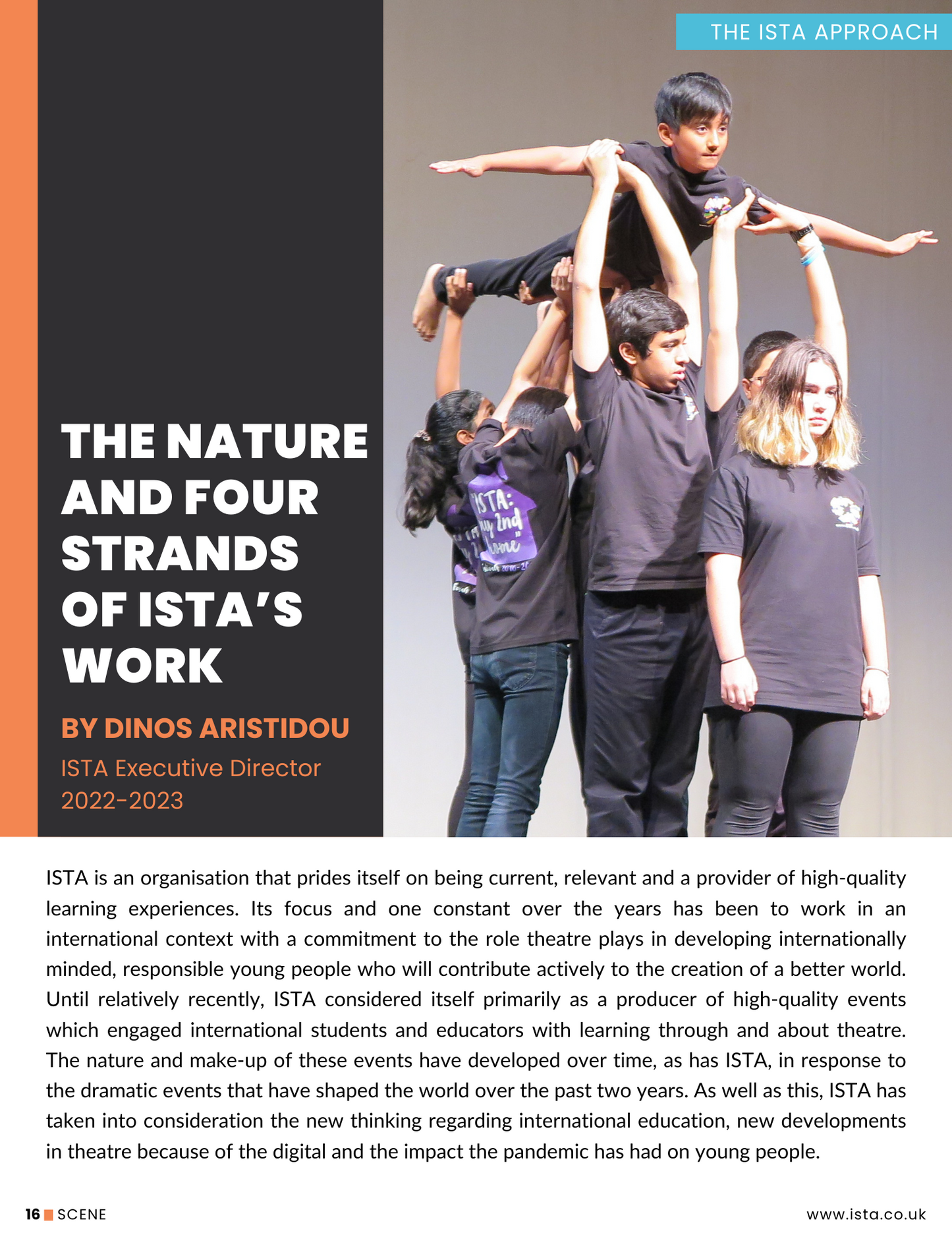 Exploring the world through theatre - Scene digital magazine (FREE COPY)